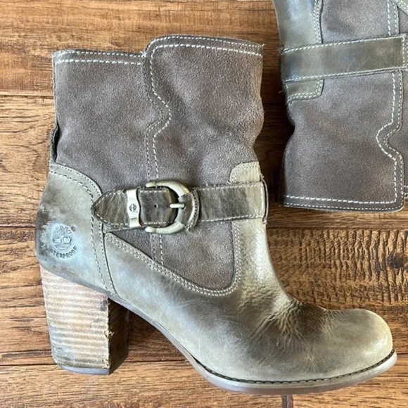 Timberland Earthkeepers Rudston Waterproof Suede Leather Ankle Boots Booties 9 - Picture 2 of 16